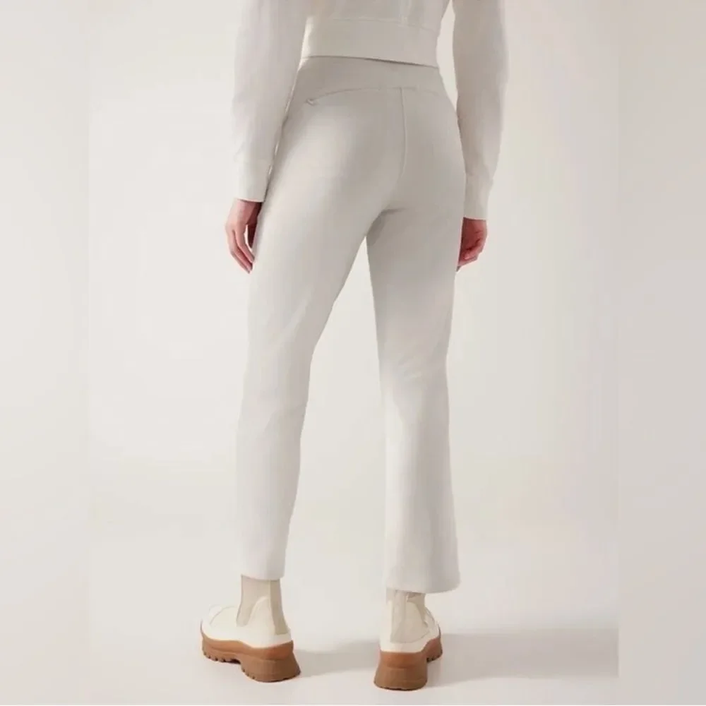Athleta Headlands Hybrid Pant Birch Grey Size 16 TALL